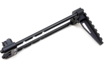 Image of A3 Industries Universal Picatinny Mount - Modular Telescoping Stock w/Rubber Buttpad, Black, 7.00in, MTS-PIC-7.00-BP2