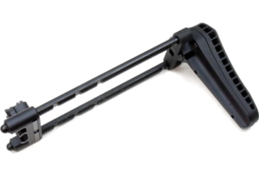 Image of A3 Industries Universal Picatinny Mount - Modular Telescoping Stock w/Rubber Buttpad, Black, 7.00in, MTS-PIC-7.00-BP2
