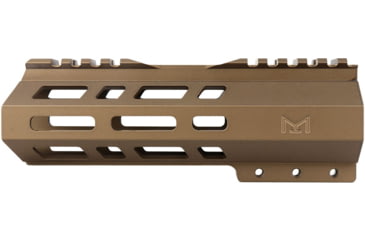 Image of ABC RIFLE COMPANY Custom Hybrid Top Cut D-Front AR-10/DPMS LR-308 M-LOK Handguard, 7in, Bronze, HG10-CM-TCML7D-BB