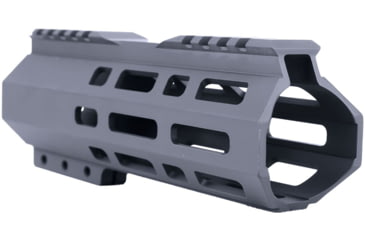 Image of ABC RIFLE COMPANY Custom Hybrid Top Cut D-Front AR-10/DPMS LR-308 M-LOK Handguard, 7in, Sniper Grey, HG10-CM-TCML7D-SG