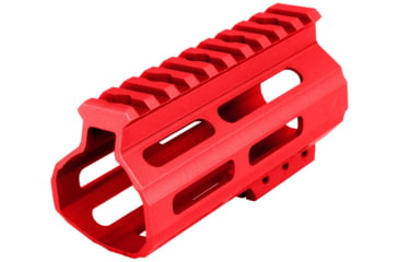 Image of ABC RIFLE COMPANY Custom Slim AR-15 M-LOK Handguard, 4.5in, Red, HG15-CM-ML4D-RD