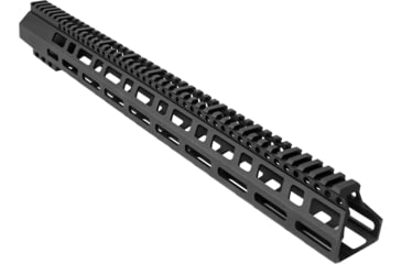 Image of ABC RIFLE COMPANY Style Low Profile Full Picatinny Top Rail D-Cut AR-10/DPMS LR-308 M-LOK Handguard Rail System, 18in, Black, HG10-CM-TRML18D