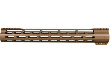 Image of ABC RIFLE COMPANY Super Slim Free Float Hybrid Top Cut AR-15 M-LOK Handguard, 15in, Cerakote Bronze, HG15-TC-ML15-BB