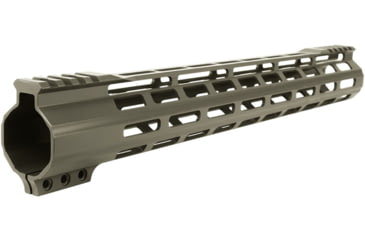 Image of ABC RIFLE COMPANY Super Slim Free Float Hybrid Top Cut AR-15 M-LOK Handguard, 15in, Cerakote Olive Drab Green, HG15-TC-ML15-ODG