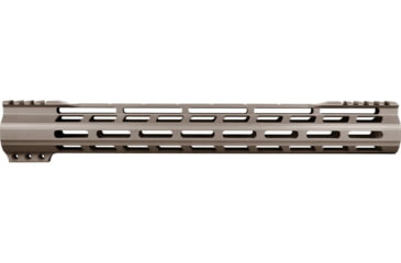 Image of ABC RIFLE COMPANY Super Slim Free Float Hybrid Top Cut AR-15 M-LOK Handguard, 15in, Cerakote Tungsten, HG15-TC-ML15-TNG