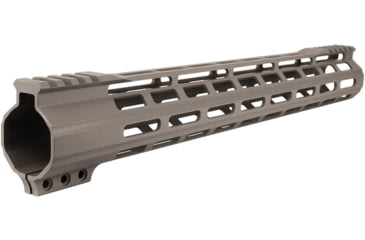 Image of ABC RIFLE COMPANY Super Slim Free Float Hybrid Top Cut AR-15 M-LOK Handguard, 15in, Cerakote Tungsten, HG15-TC-ML15-TNG