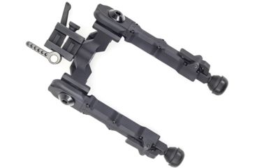 Image of ACCU-TAC WB-4 Wide Body Bipod, Flat Black, WBB-0400
