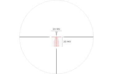 Image of Accufire Technology Prospectis ATRO-20 Rifle Scope, 2.5-20x50mm, 34mm Tube, First Focal Plane, Mil-Comp Reticle, Black, ACC-PT20-2020G1