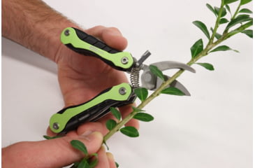 Image of AccuSharp 084C Gardeners Multi-Tool Black/Green Folding Plain