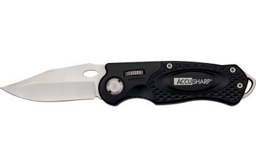 Image of Accusharp Folding Sport Knife., Black AS703C
