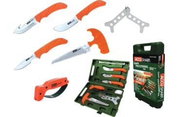 Image of Accusharp Game Processing Kit Complete 9-piece Kit W/hd Case