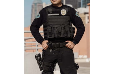 Image of Ace Link Armor Comp-28 Vest Standard, Black, Large, B-CR-C28-BLK-3-L