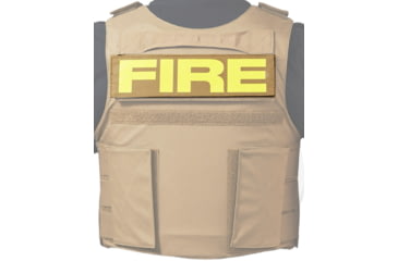 Image of Ace Link Armor Fire Patch, Yellow On Coyote, B-TG-ID-FI-YL-CBR