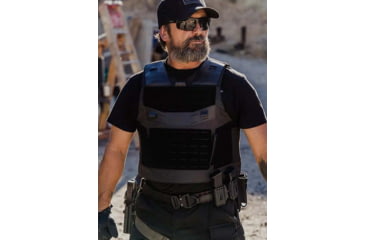 Image of Ace Link Armor Hybrid Vest Flexcore, Black, Large, B-CR-HY-BLK-3-L