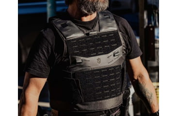Image of Ace Link Armor Hybrid Vest Flexcore, Black, Large, B-CR-HY-BLK-3-L
