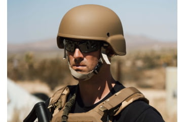 Image of Ace Link Armor Mich Ballistic Helmet, Brown, Medium, B-BH-MCH-CBR-2-M