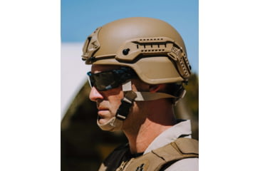 Image of Ace Link Armor Mich Combat Ballistic Helmet, Brown, Extra Large, B-BH-COM-CBR-4-XL