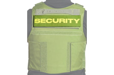 Image of Ace Link Armor Security Patch, Yellow On Green, B-TG-ID-SEC-YL-GRN