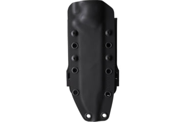 Image of Acta Non Verba Knives M73 Kontos Fixed Blade Knife, 5.25 in, Sleipner Tool Steel Black Cerakote, Drop Point Blade, Black Sculpted Micarta Handle, ANVM73002
