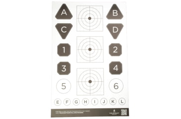 Image of Action Target Fieldcraft Survival Double Sided Training Target, 100 Pack, 23in x 35in, FLDC-P-100