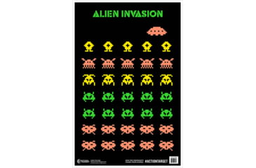 Image of Action Target GS-ALIENIN-100 Action Alien Invasion Hanging Paper 23 X 35 A