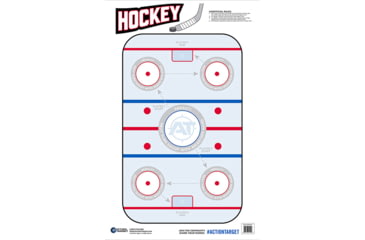 Image of Action Target GS-HOCKEY-100100 BX Action Hockey Hanging Paper 23 X 35 Hock