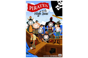 Image of Action Target GS-PIRATES-100 Action Pirate Hanging Paper 23 X 35 Pirates/S