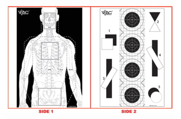 Image of Action Target VTAC-P-100 Viking Tactics Double Sided Heavy Paper 23 X 35 VTACP100