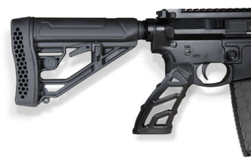 Image of Adaptive Tactical LTG Lightweight Tactical AR Grip with Adjustable M4-Style Stock for AR15/AR10 Carbines, Black, AT-01900-KIT1