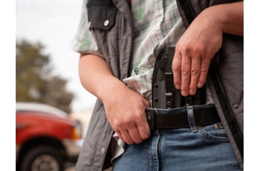 Image of Hoftac Adaptive Tactical Omnicarry Multi-Fit IWB Holster, Left Handed, Black, Compact, HT-01001-L