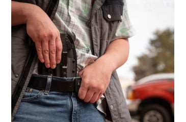 Image of Hoftac Adaptive Tactical Omnicarry Multi-Fit IWB Holster, Right Handed, Black, Compact, HT-01001-R