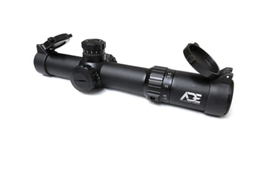 Image of ADE Advanced Optics 1-4x24mm Riflescope, SFP, Illuminated Mil Dot Reticle, Matte, Black, Gen2 1-4x24