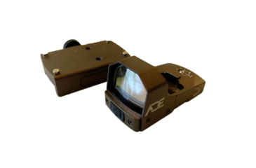 Image of ADE Advanced Optics Huracan Mini Reflex Green Dot Micro Sight, 4 MOA, FDE, RD3-006B1S