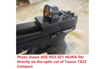 Image of ADE Advanced Optics NUWA Micro Red Dot Sight, 2 MOA Reticle, Black, RD3-021