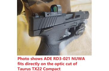 Image of ADE Advanced Optics NUWA Micro Red Dot Sight, 2 MOA Reticle, Black, RD3-021