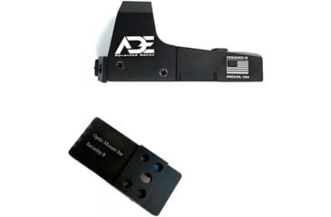 Image of ADE Advanced Optics RD3-006 1x Reflex Green Dot Sight w/Ruger Security 9 Optic Mount Plate