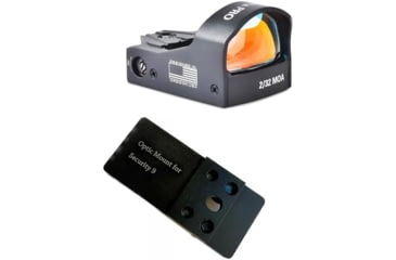 Image of ADE Advanced Optics Delta Pro RD3-012 Motion Awake 1x Reflex Red Dot Sight w/Ruger Security 9 Optic Mounting Plate