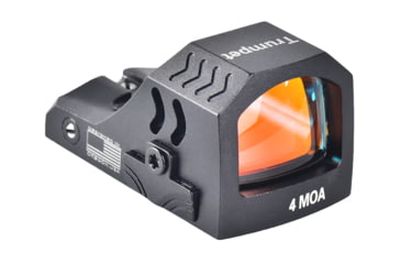 Image of ADE Advanced Optics Trumpet PRO Motion Awake Reflex Blue Dot Sight, 1x26mm, 4 MOA Reticle, Black, RD3-029-BLUE-TRUMPET-RED