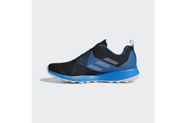 Image of Adidas Terrex Two Boa Trail Running Shoe - Men's, Black/Gray One/Bright Blue, 9, AC7903-9