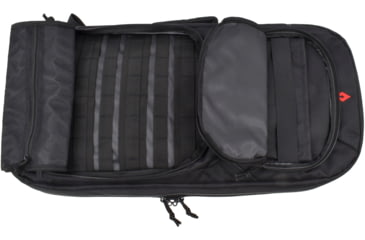 Image of Advance Warrior Solutions Frame 28in AR Pistol/SBR Case w/ Backpack Strap, 600D Poly PVC, Black/Grey, FR28RBP-BL/GR