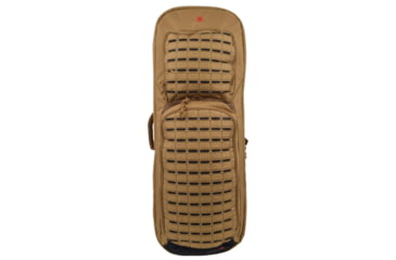 Image of Advance Warrior Solutions Frame 36in Rifle Case w/ Backpack Strap, 600D Poly PVC, Tan/Black, FR36RBP-TN//BL