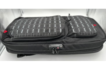 Image of Advance Warrior Solutions Frame 36in Rifle Case w/ Backpack Strap, TSA Lock, 600D Poly PVC, Black/Gray, FR36RBP-BL/GR/TSA