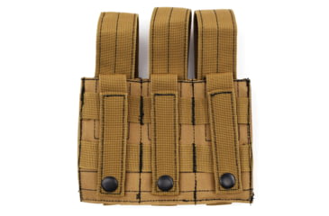 Image of Advance Warrior Solutions Pistol Triple Mag Pouch, 600D Poly PVC, Tan, PTMP-TN
