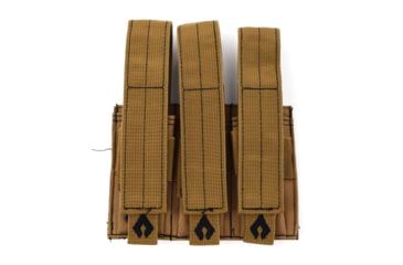 Image of Advance Warrior Solutions Pistol Triple Mag Pouch, 600D Poly PVC, Tan, PTMP-TN
