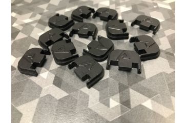 Image of Agency Arms A - Embossed Slide Cover Back Plate, Glock Gen5, Black BP-BLK-G5