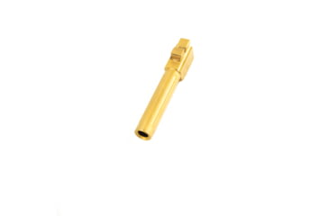 Image of Agency Arms Mid Line Match Grade Drop-In Barrel, Fluted, Glock 19 Gen5, Gold, Titanium Nitride, MLG19G5FTiN