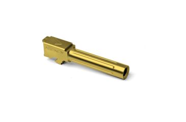 Image of Agency Arms Mid Line Match Grade Drop-In Barrel, Fluted, Glock 19, Gold, Gold, Titanium Nitride MLG19FTiN