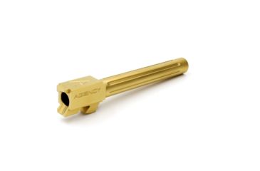 Image of Agency Arms Mid Line Match Grade Drop-In Barrel, Fluted, Glock 34, Gold, Titanium Nitride MLG34FTiN