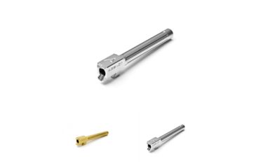 Image of Agency Arms Mid Line Match Grade Drop-In Barrel, Fluted, Glock 34, Black, Gold, Stainless Steel