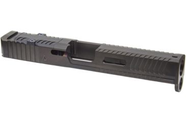 Image of Agency Arms Peacekeeper Stripped Precut Glock 19 Pistol Slide, Gen 3 Compatible, Black, G19G3-PK-SL